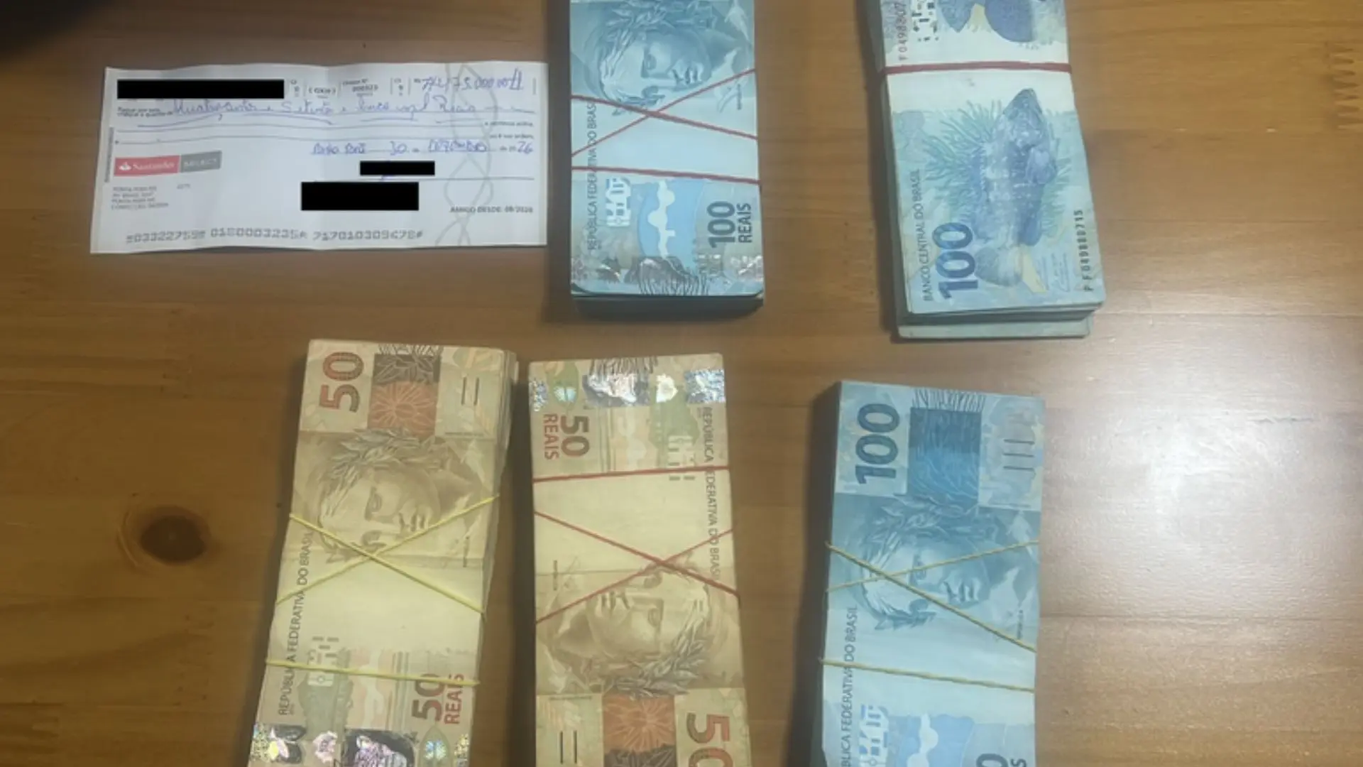 dinheiro apreendido